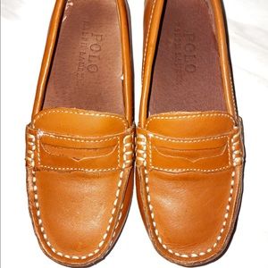 Ralph Lauren tan loafers size 11